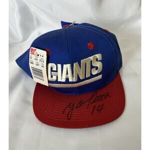 Vintage K-Mart NY Giants Ball Cap Signed By Y A Tittle # 14.